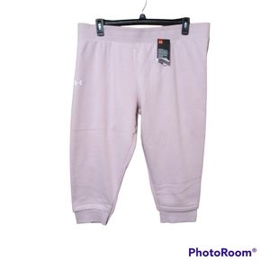 Under Armour Blush Pink Loose Coupe Lache Womens Joggers Size 2XL Pull On